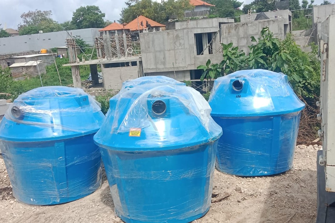 Material Fiberglass Bio Tank